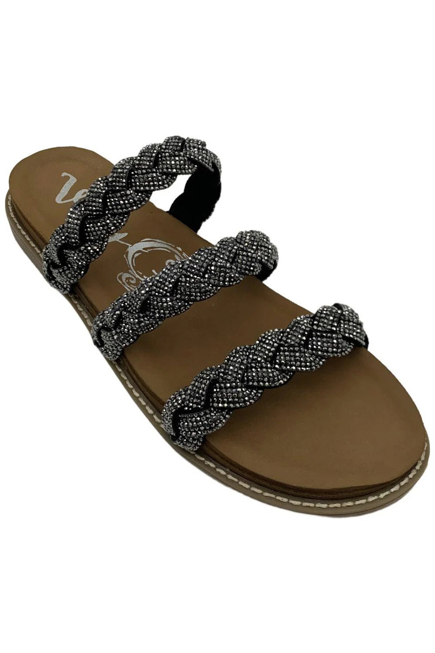 Very G Women's Stacia Sandal Black - Medium